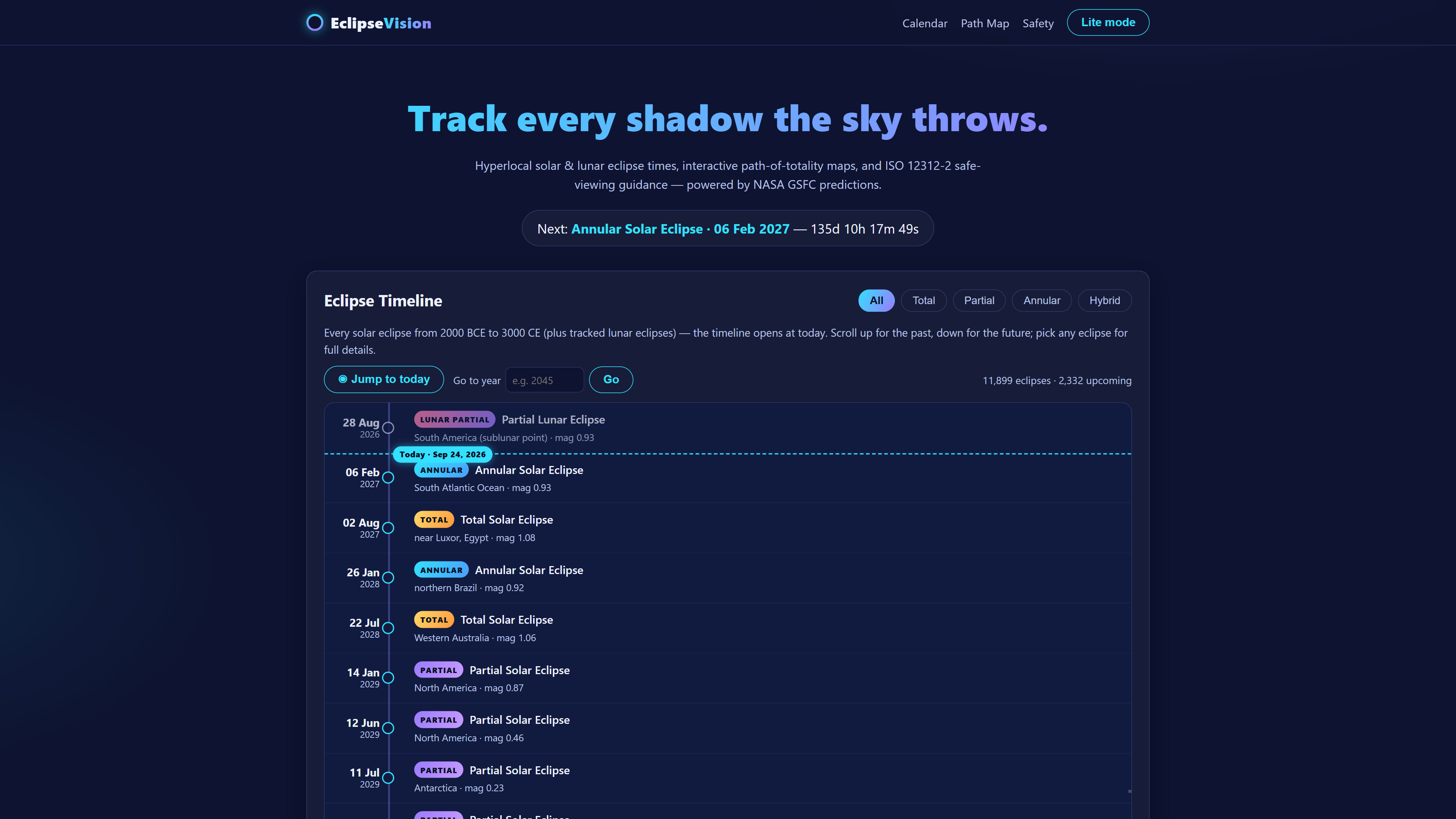 EclipseVision screenshot 2